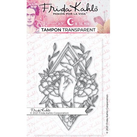 Tampon transparent "Une main en or" Frida Kahlo®