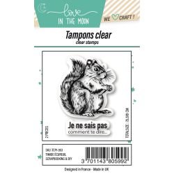 Planche de tampons - Timide écureuil - Love in the Moon