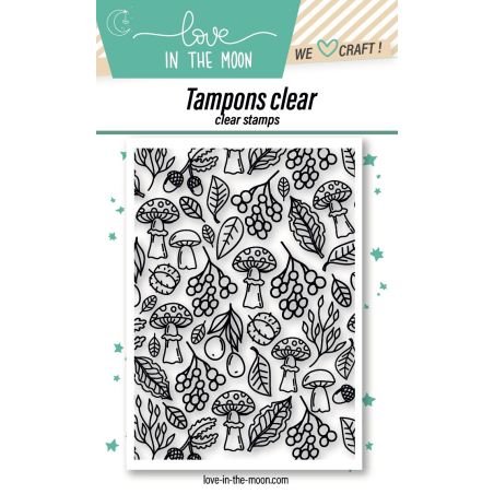Planche de tampons - Texture automne - Love in the Moon Planche de tampons - Texture automne - Love in the Moon