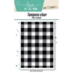 Planche de tampons - Texture carreaux - Love in the Moon