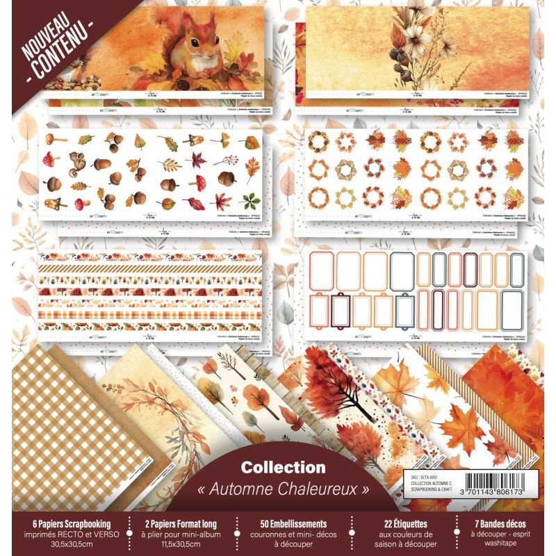 Set de papiers - 2 formats 