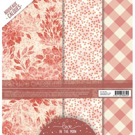 Set de Calques Scrapbooking - Hiver tout doux - Love in the Moon Set de Calques Scrapbooking - Hiver tout doux - Love in the Moon