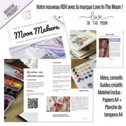 Idées de créations + Guides créatifs + Matériel inclus : papiers A4 + planche de tampons A4