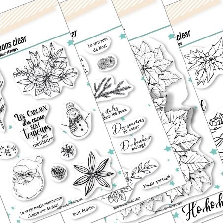 Lot de 4 planches de motifs 10x15cm chacune Lot de 4 planches de motifs 10x15cm chacune