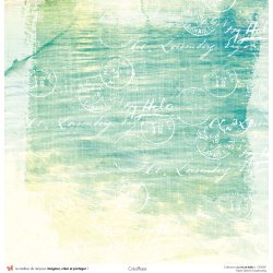 Set papiers La vie est belle - 6 papiers 30,5x31,5 cm + 6 papiers 12x30,5cm
