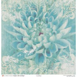 Set papiers La vie est belle - 6 papiers 30,5x31,5 cm + 6 papiers 12x30,5cm