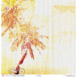Set papiers La vie est belle - 6 papiers 30,5x31,5 cm + 6 papiers 12x30,5cm