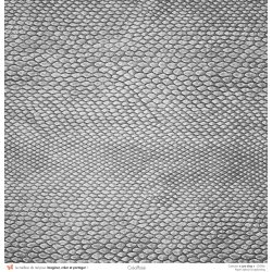 Set papiers Love Gray - 6 papiers 30,5x31,5 cm + 6 papiers 12x30,5cm