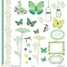 Set papiers Crépuscule - 6 papiers 30,5x31,5 cm + 6 papiers 12x30,5cm
