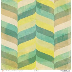 Set papiers Crépuscule - 6 papiers 30,5x31,5 cm + 6 papiers 12x30,5cm