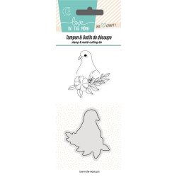 Duo Tampon & Matrice - Oiseau de paix - Love in the Moon