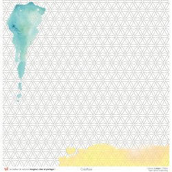 Set papiers Lemon - 6 papiers 30,5x31,5 cm + 6 papiers 12x30,5cm