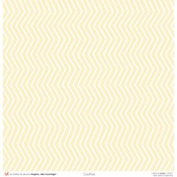 Set papiers Lemon - 6 papiers 30,5x31,5 cm + 6 papiers 12x30,5cm