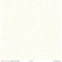 Set papiers Lemon - 6 papiers 30,5x31,5 cm + 6 papiers 12x30,5cm