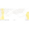 Set papiers Lemon - 6 papiers 30,5x31,5 cm + 6 papiers 12x30,5cm
