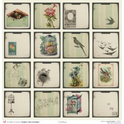 copy ofcopy of Set WoodyWoodFlowers - 6 papiers 30,5x31,5 cm + 6 papiers 12x30,5cm