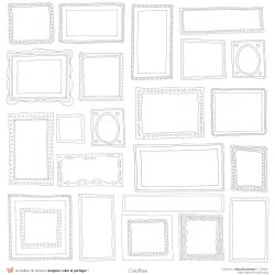 Set papiers Mes jolis moments - 6 papiers 30,5x31,5 cm + 6 papiers 12x30,5cm