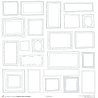 Set papiers Mes jolis moments - 6 papiers 30,5x31,5 cm + 6 papiers 12x30,5cm