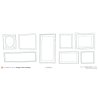 Set papiers Mes jolis moments - 6 papiers 30,5x31,5 cm + 6 papiers 12x30,5cm