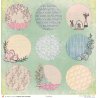 Set papiers Bonheur Partagé - 6 papiers 30,5x31,5 cm + 6 papiers 12x30,5cm