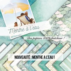 Set papiers Menthe à l'eau...