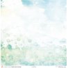 Set papiers Menthe à l'eau - 6 papiers 30,5x31,5 cm + 6 papiers 12x30,5cm