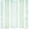 Set papiers Menthe à l'eau - 6 papiers 30,5x31,5 cm + 6 papiers 12x30,5cm