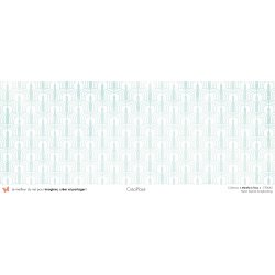 Set papiers Menthe à l'eau - 6 papiers 30,5x31,5 cm + 6 papiers 12x30,5cm