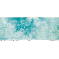 Set papiers Menthe à l'eau - 6 papiers 30,5x31,5 cm + 6 papiers 12x30,5cm
