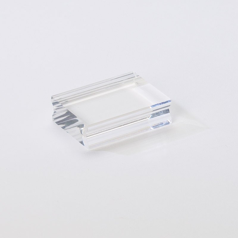 Bloc acrylique pour tampon clear - Petit 5x3.5cm - BAC-0003