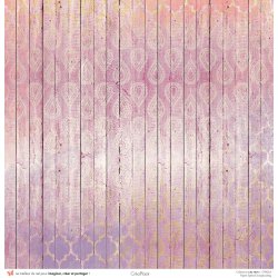 Set papiers Au vert - 12 papiers : 6 papiers 30,5x31,5 cm + 6 papiers 12x30,5cm
