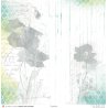 Set papiers Au vert - 12 papiers : 6 papiers 30,5x31,5 cm + 6 papiers 12x30,5cm