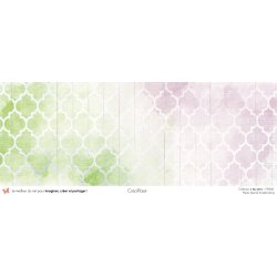 Set papiers Au vert - 12 papiers : 6 papiers 30,5x31,5 cm + 6 papiers 12x30,5cm