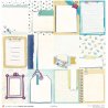 Set papiers Instants précieux - 12 papiers : 6 papiers 30,5x31,5 cm + 6 papiers 12x30,5cm