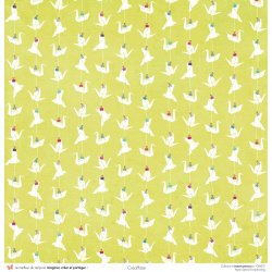 Set papiers Instants précieux - 12 papiers : 6 papiers 30,5x31,5 cm + 6 papiers 12x30,5cm