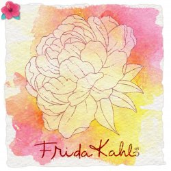 Tampon transparent "Jolie pivoine - 1 " Frida Kahlo®