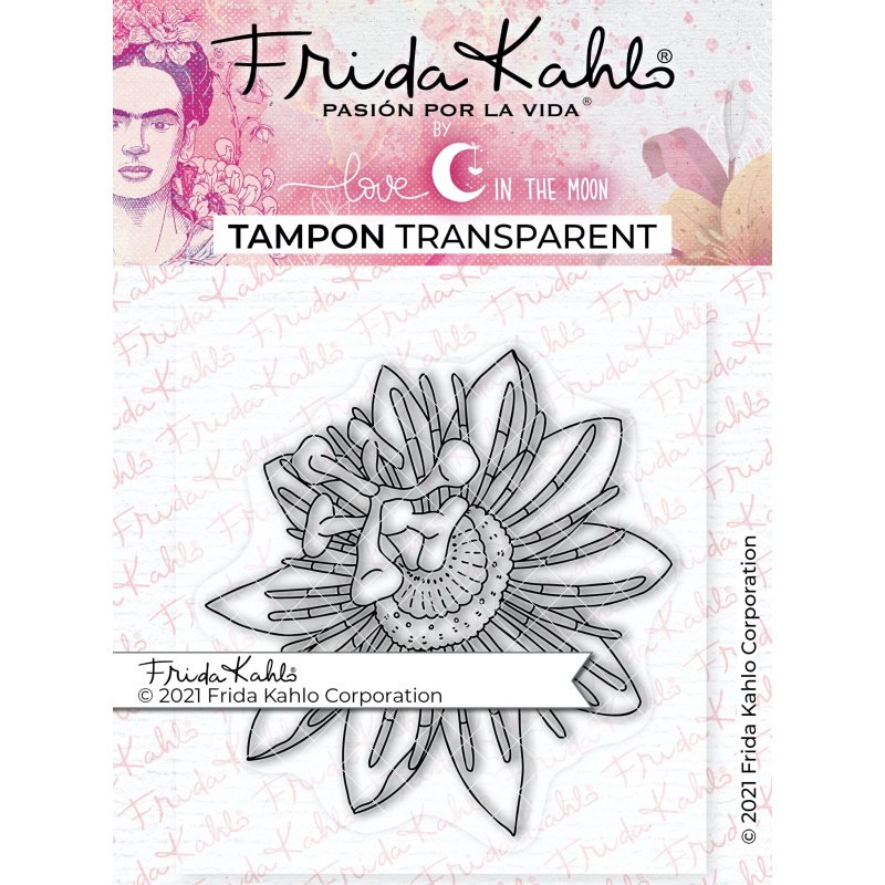 Tampon transparent "Passion passiflore - 1 " Frida Kahlo®