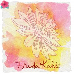 Tampon transparent "Passion passiflore - 3 " Frida Kahlo®