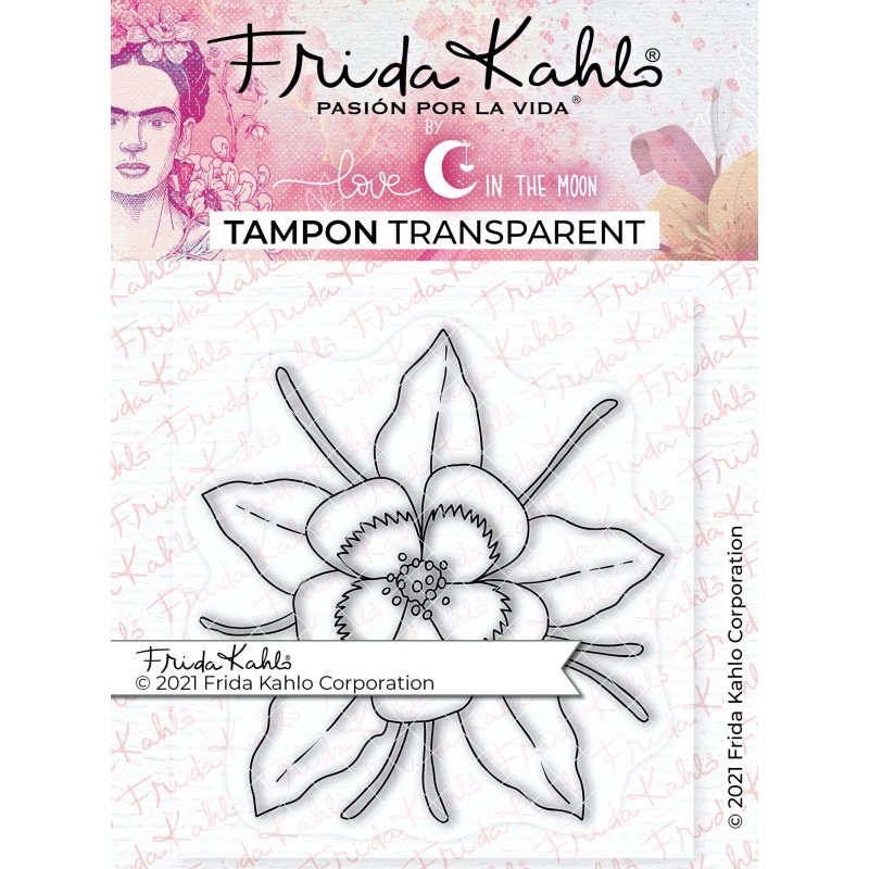 Tampon transparent "Mélancolique ancolie - 2 " Frida Kahlo®
