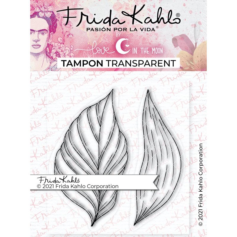 2 tampons transparents "Feuilles tropicales - 1" Frida Kahlo®