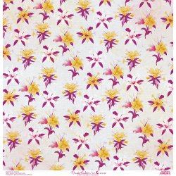 Set de 12 papiers de scrapbooking "Viva la Vida" Frida Kahlo