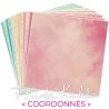 Set de 12 papiers collection Frida Kahlo® coordonnés Viva la Vida -scrapbooking