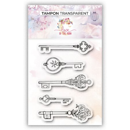 Tampon - Vintage papillons & écrire