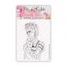 Tampon transparent "La femme au chien" Frida Kahlo®
