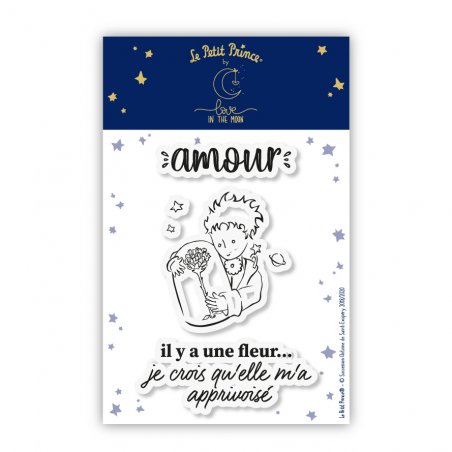 3 sellos transparentes "Amor" - El Principito
