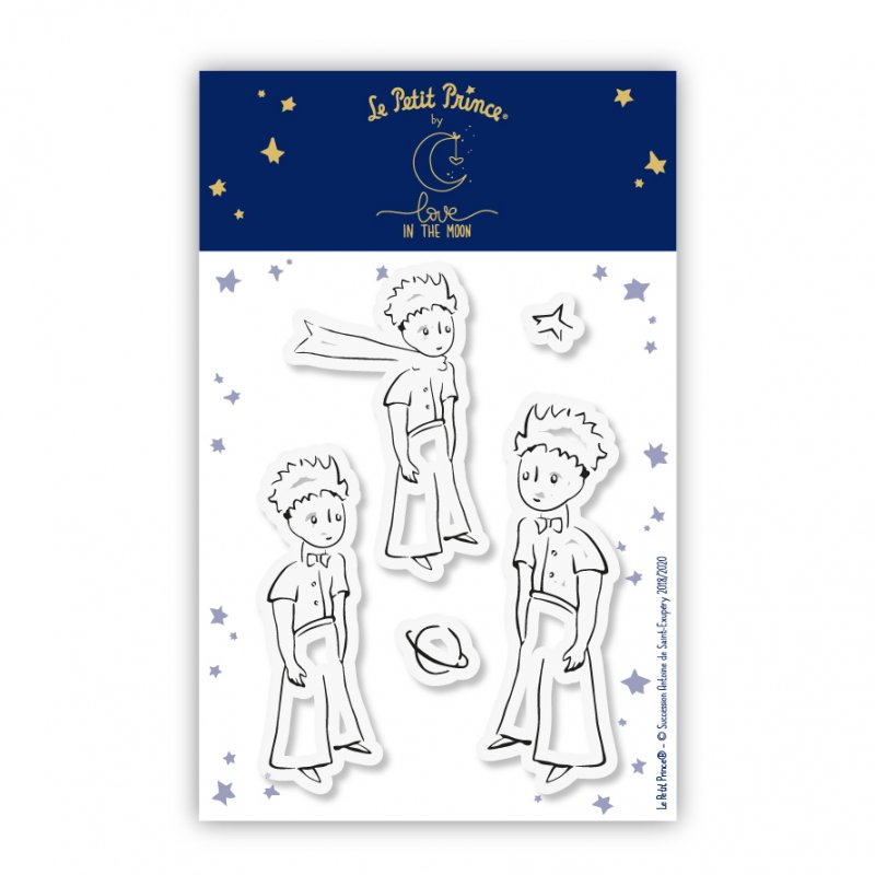 5 tampons transparents - Le Petit Prince