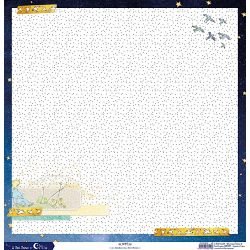 Set de 12 papiers Les rêveries du Petit Prince 250 g/m2 - 30,5x30,5 cm