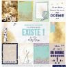 Set de 12 papeles Les reveries du Petit Prince 250 g/m2 - 30,5x30,5 cm