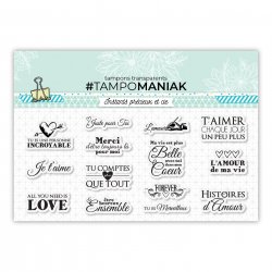 Set de 14 tampons clear Forever - 10x21cm