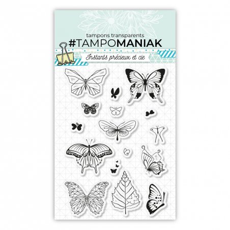Tampon papillons 1 - 10x15cm